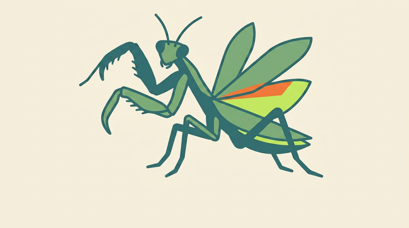 The Mantis Theory mantis mark